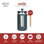 Green 8-Cup Stainless Steel French Press