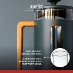 Green 8-Cup Stainless Steel French Press
