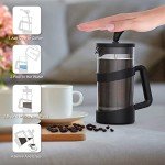 RAINBEAN 2-Cup French Press Coffee Maker