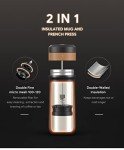 Portable French Press Coffee Maker for Travel