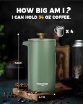 POLIVIAR 8-Cup French Press Coffee Maker