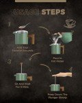 POLIVIAR 8-Cup French Press Coffee Maker