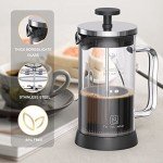 RAINBEAN 2-Cup French Press Coffee Maker