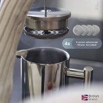 Coffee Llama™ 1L Stainless Steel French Press