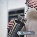 Coffee Llama™ 1L Stainless Steel French Press