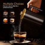 Enfmay 350ml Stainless Steel French Press Coffee Maker