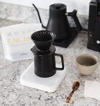 Pour Over Coffee Maker Set - Black Ceramic