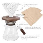 Lalord 600ml Pour Over Coffee Maker Set