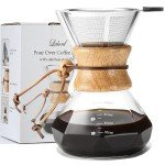 Lalord Pour Over Coffee Maker with Stainless Filter