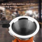 Bestcool 400ml Manual Coffee Maker with Glass Carafe