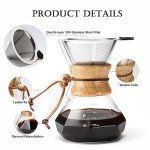Lalord Pour Over Coffee Maker with Stainless Filter