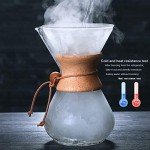 Elegant Wooden Pour Over Coffee Maker Set