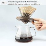 Lalord 600 ml Pour Over Coffee Maker Set