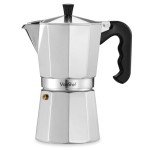 9-Cup Italian Espresso Maker for Stovetop Brewing