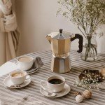 9-Cup Italian Espresso Maker for Stovetop Brewing