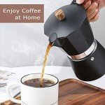 AIFUSI Stovetop Moka Pot for Espresso Brewing