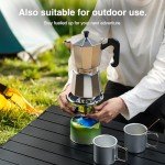 9-Cup Italian Espresso Maker for Stovetop Brewing
