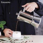Easyworkz Diego Espresso Maker - 6 Cup Stainless Steel