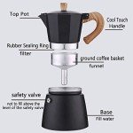 AIFUSI Stovetop Moka Pot for Espresso Brewing