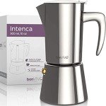 bonVIVO Intenca Stainless Steel Moka Pot – 300ml