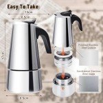 Godmorn 6-Cup Stovetop Espresso Maker Moka Pot