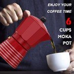 RAINBEAN 6-Cup Moka Pot Espresso Maker