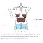 Moka Pot Espresso Maker for 3 Cups