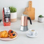 Bialetti Copper 6-Cup Venus Induction Coffee Maker