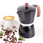 JingleChoo 6-Cup Stovetop Espresso Maker - Black