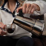 Stainless Steel Espresso Maker by The London Sip