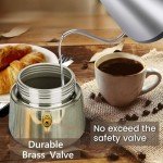 Godmorn 6-Cup Stovetop Espresso Maker Moka Pot