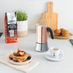 Bialetti Copper 6-Cup Venus Induction Coffee Maker