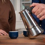 Stainless Steel Espresso Maker by The London Sip