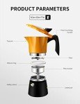 TWOMEOW Stovetop Espresso Moka Pot 300ml