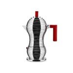 Alessi Pulcina Espresso Maker - Red, 6 Cups
