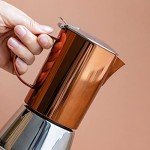 Polished Stainless Steel Espresso Stovetop Coffee Maker
