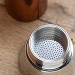 Polished Stainless Steel Espresso Stovetop Coffee Maker