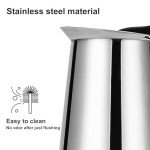 Stainless Steel Stovetop Espresso Maker - 6 Cup