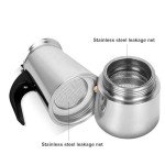 Stainless Steel Stovetop Espresso Maker - 6 Cup