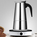 Stainless Steel Stovetop Espresso Maker - 6 Cup