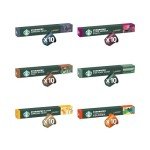 Starbucks Nespresso Coffee Capsules Variety Pack 60 Count