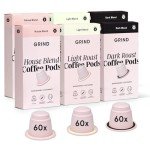 Variety Blend Coffee Pods - 60 Compostable Capsules