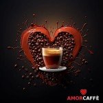 Amorcaffe 100 Intenso Coffee Capsules for Lavazza