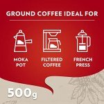 Lavazza Qualita Rossa Ground Coffee for Espresso
