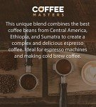 Coffee Masters Organic Fairtrade Arabica Beans, 1kg