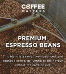 Coffee Masters Decaf Coffee Beans - 1kg Arabica