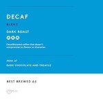 Union Coffee Natural Decaf Beans - 1kg Pack