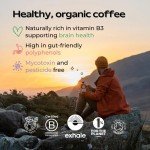 EXHALE Organic Decaf Coffee Beans, 450g