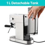 Casabrews 20 Bar Stainless Steel Espresso Machine