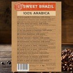Brazilian Coffee Beans - Sweet Cocoa Aroma, 1kg